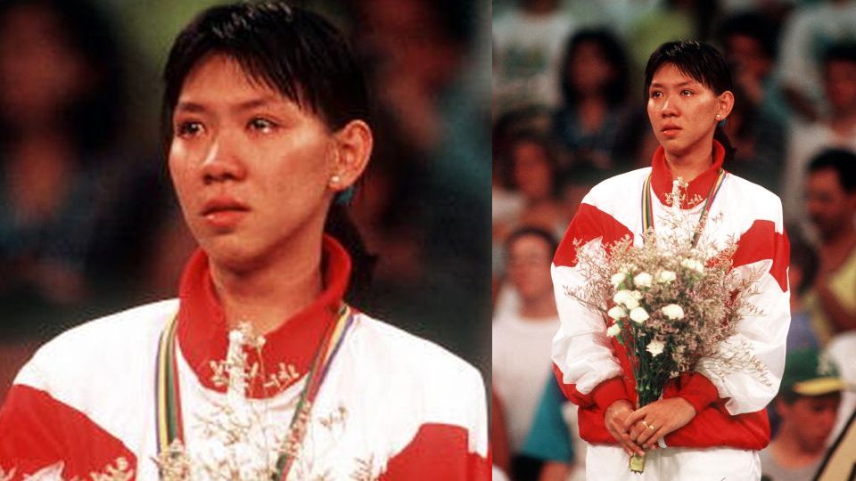 Susi Susanti ketika meraih medali emas Olimpiade 1992. Copyright: © Internet
